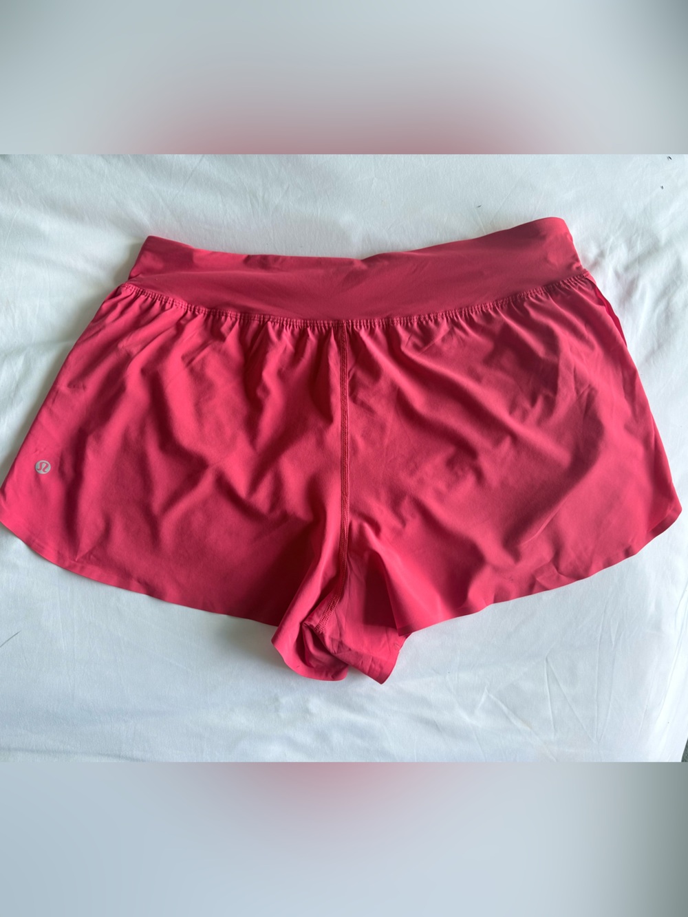 NWOT Lululemon Fast and Free HighRise Classic-Fit Split Short 3" RedGlow Size XL